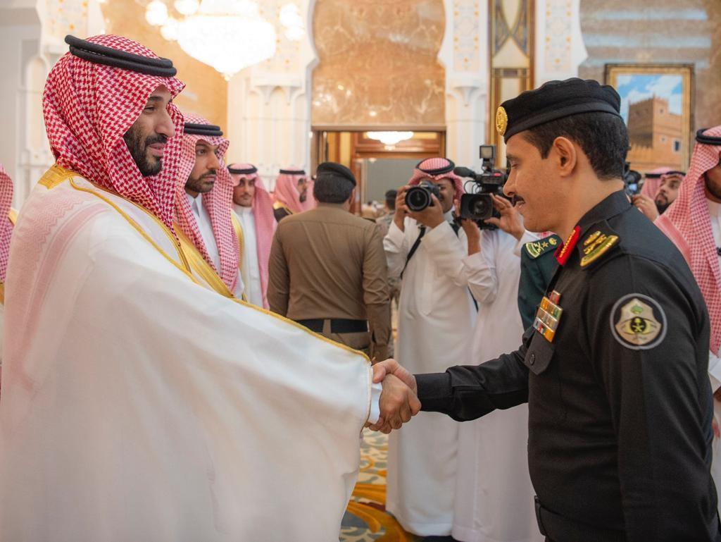 ولي العهد يستقبل المهنئين بعيد الأضحى المبارك 