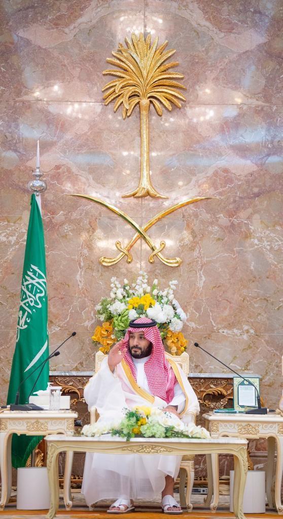 ولي العهد يستقبل المهنئين بعيد الأضحى المبارك 