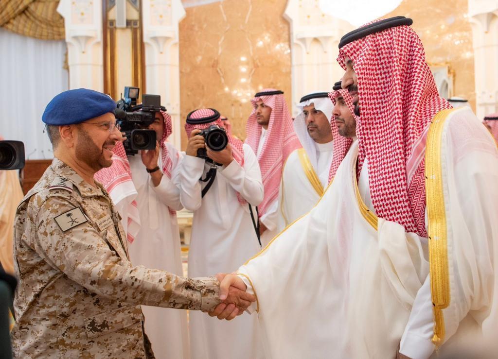 ولي العهد يستقبل المهنئين بعيد الأضحى المبارك 