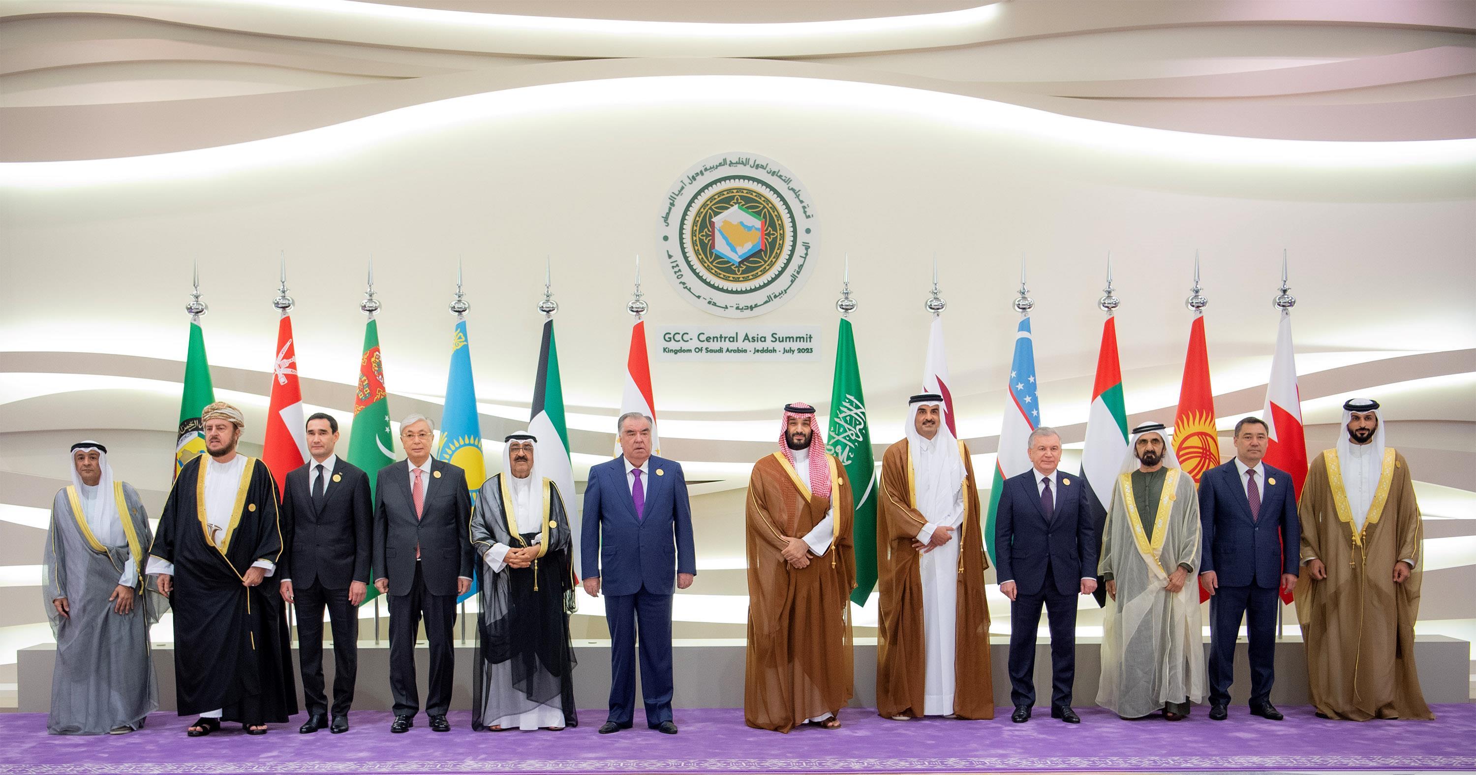ولي العهد يرأس قمة دول مجلس التعاون لدول الخليج العربية ودول آسيا الوسطى