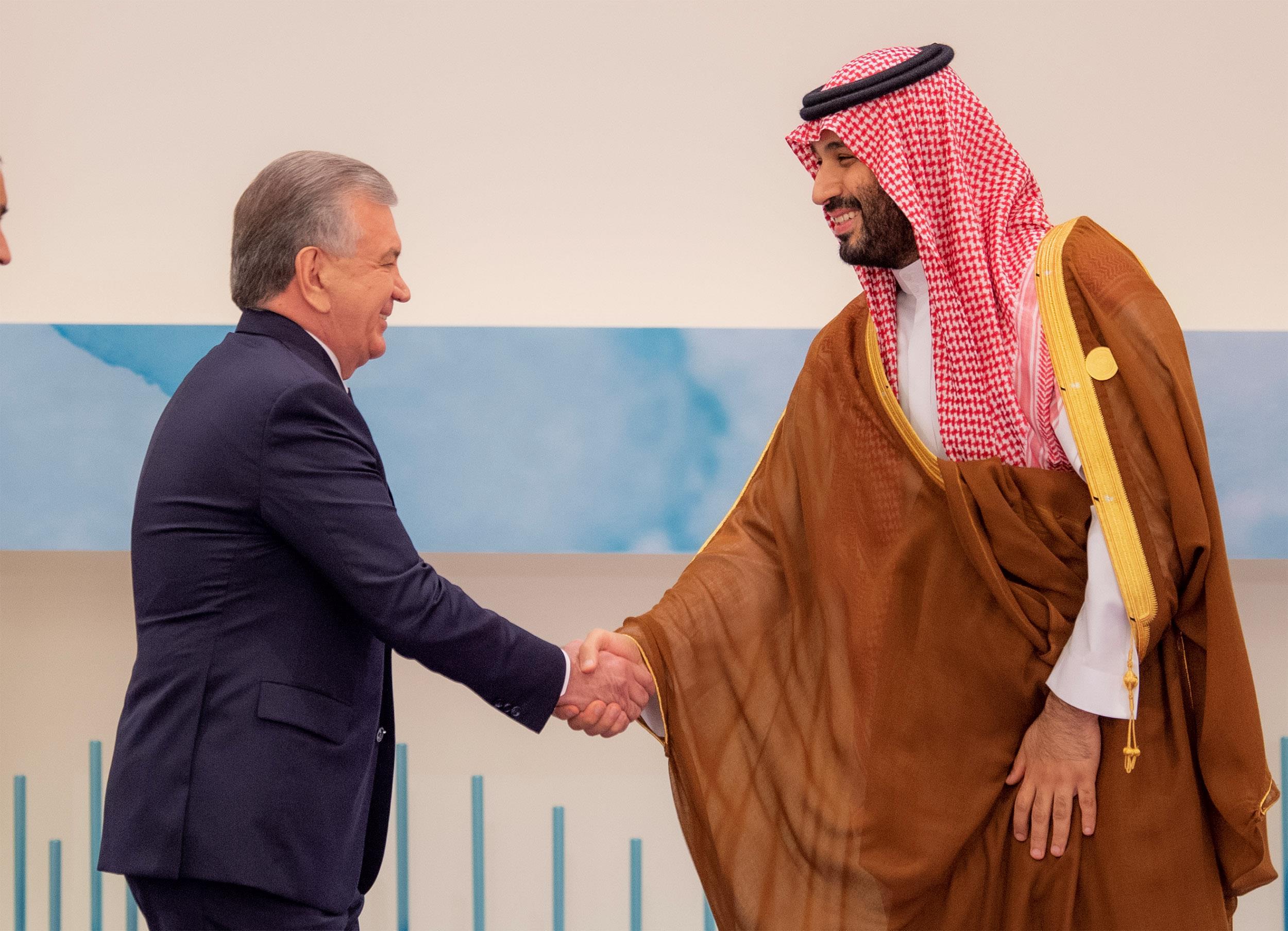 ولي العهد يرأس قمة دول مجلس التعاون لدول الخليج العربية ودول آسيا الوسطى