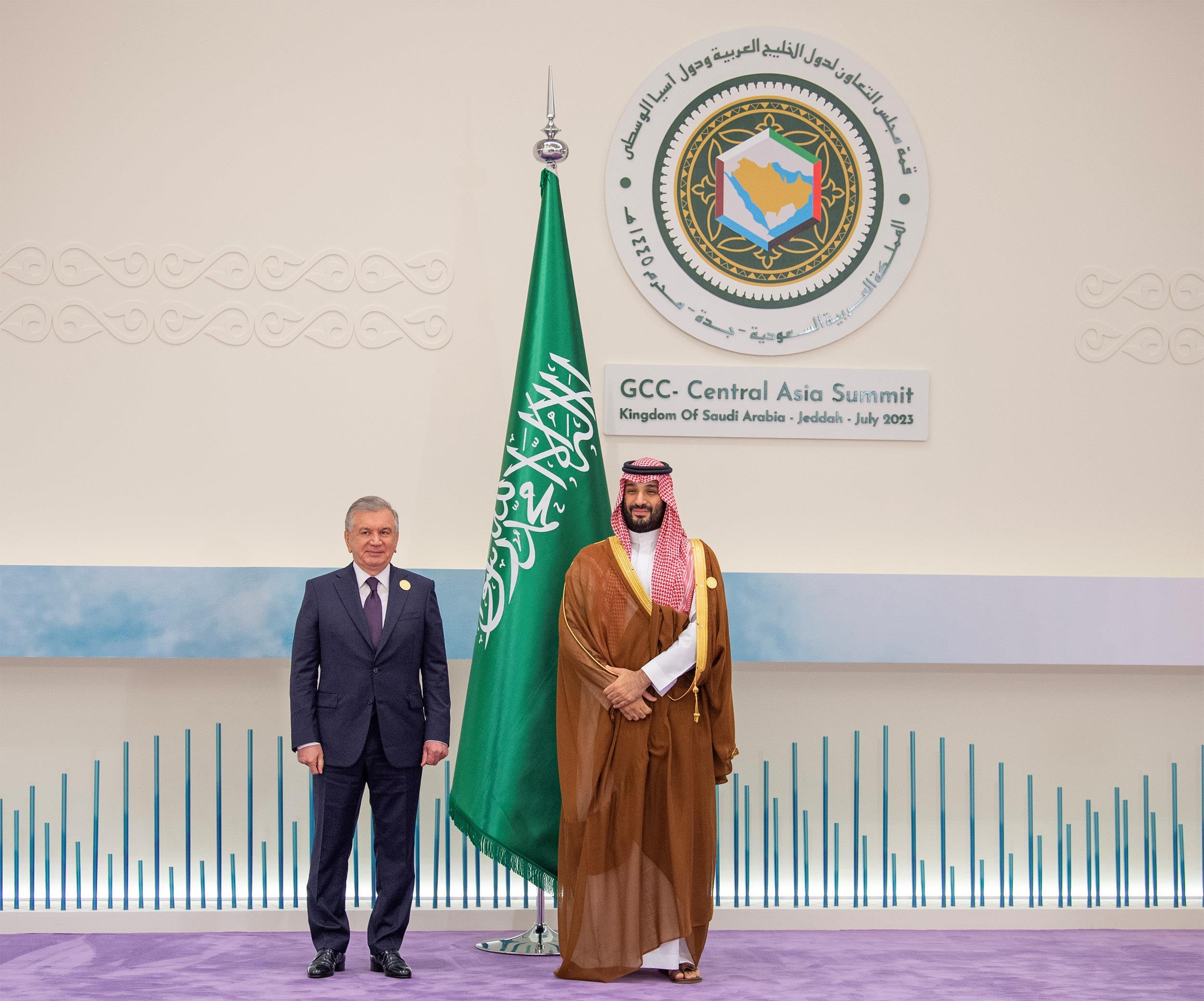ولي العهد يرأس قمة دول مجلس التعاون لدول الخليج العربية ودول آسيا الوسطى