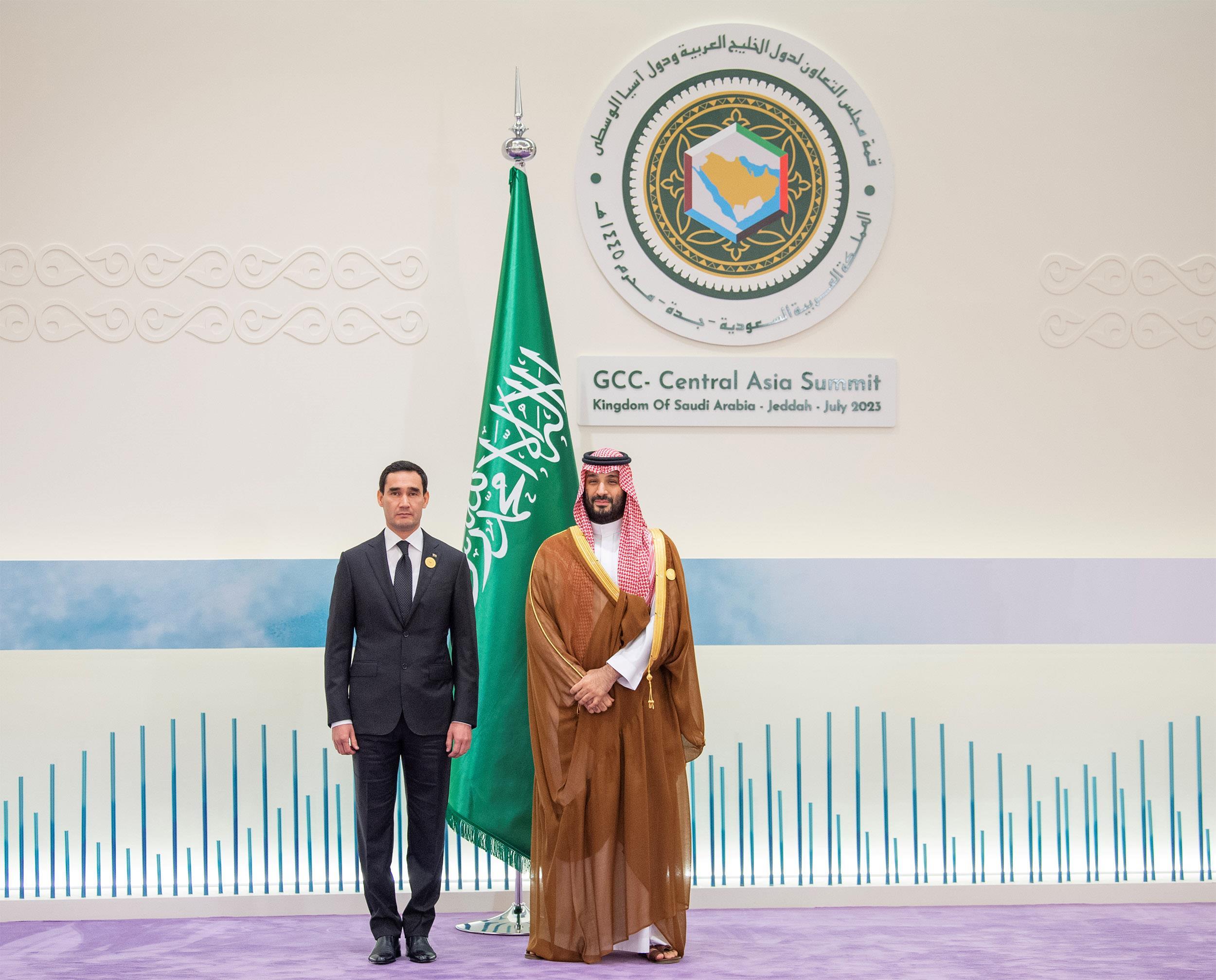 ولي العهد يرأس قمة دول مجلس التعاون لدول الخليج العربية ودول آسيا الوسطى