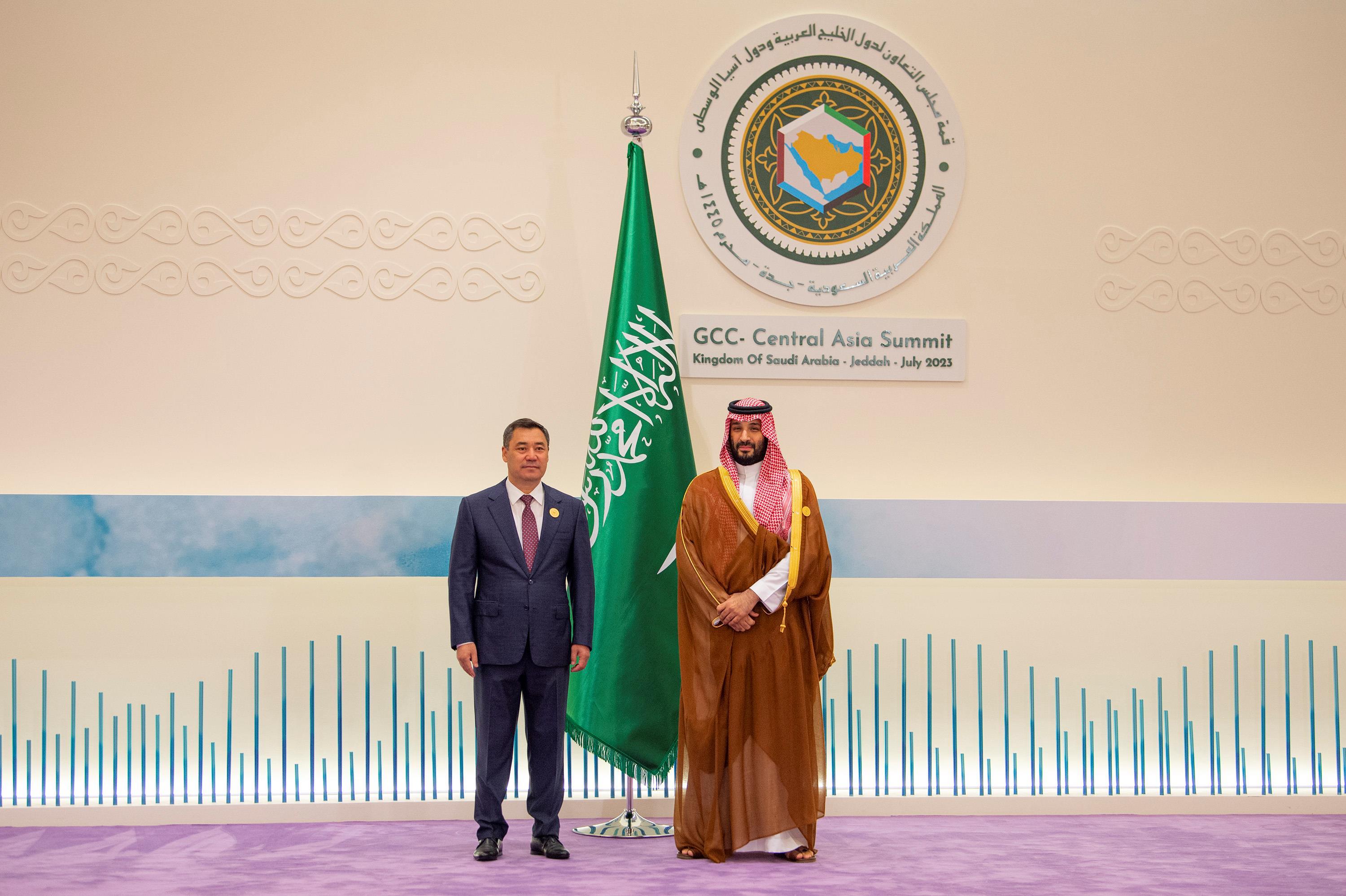 ولي العهد يرأس قمة دول مجلس التعاون لدول الخليج العربية ودول آسيا الوسطى