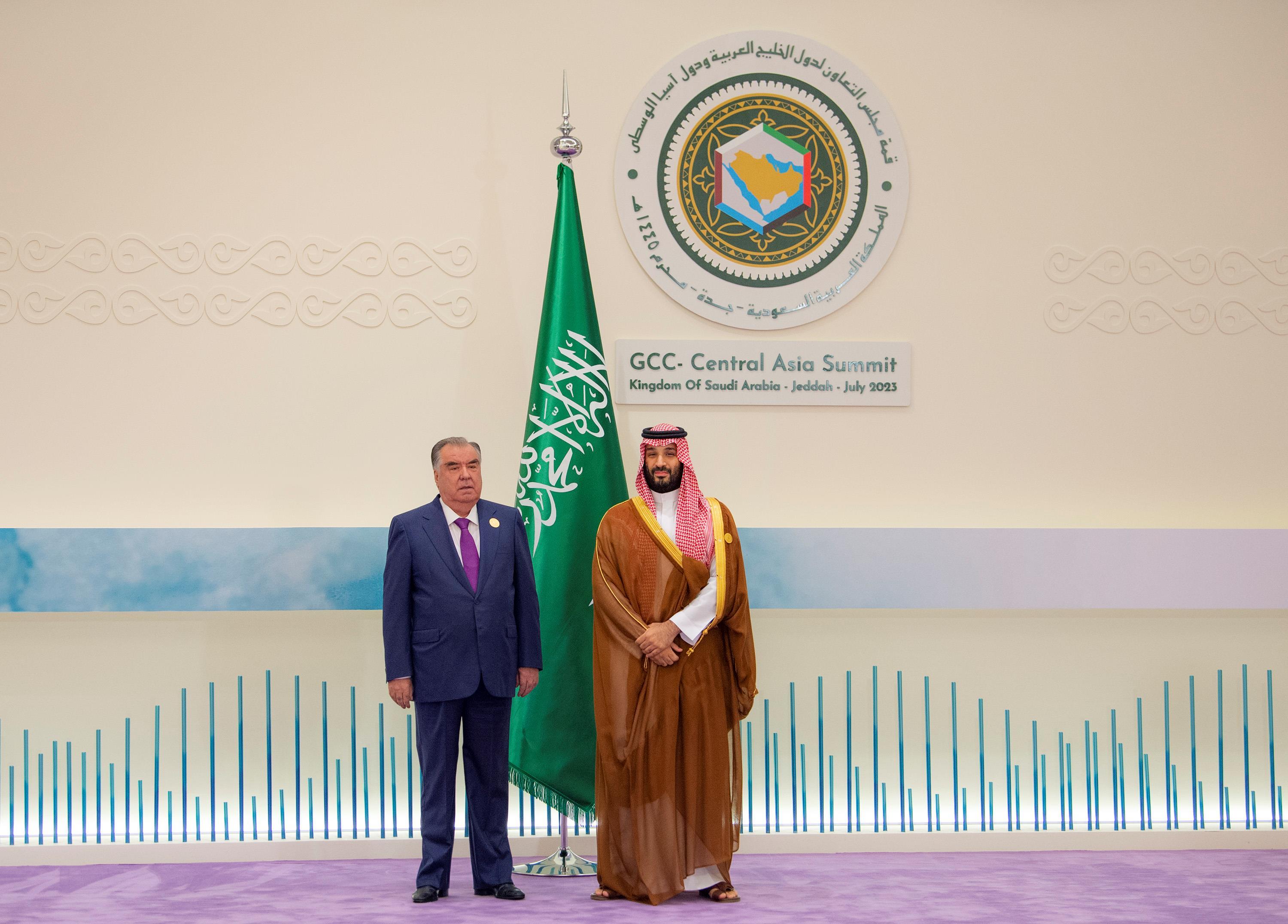 ولي العهد يرأس قمة دول مجلس التعاون لدول الخليج العربية ودول آسيا الوسطى
