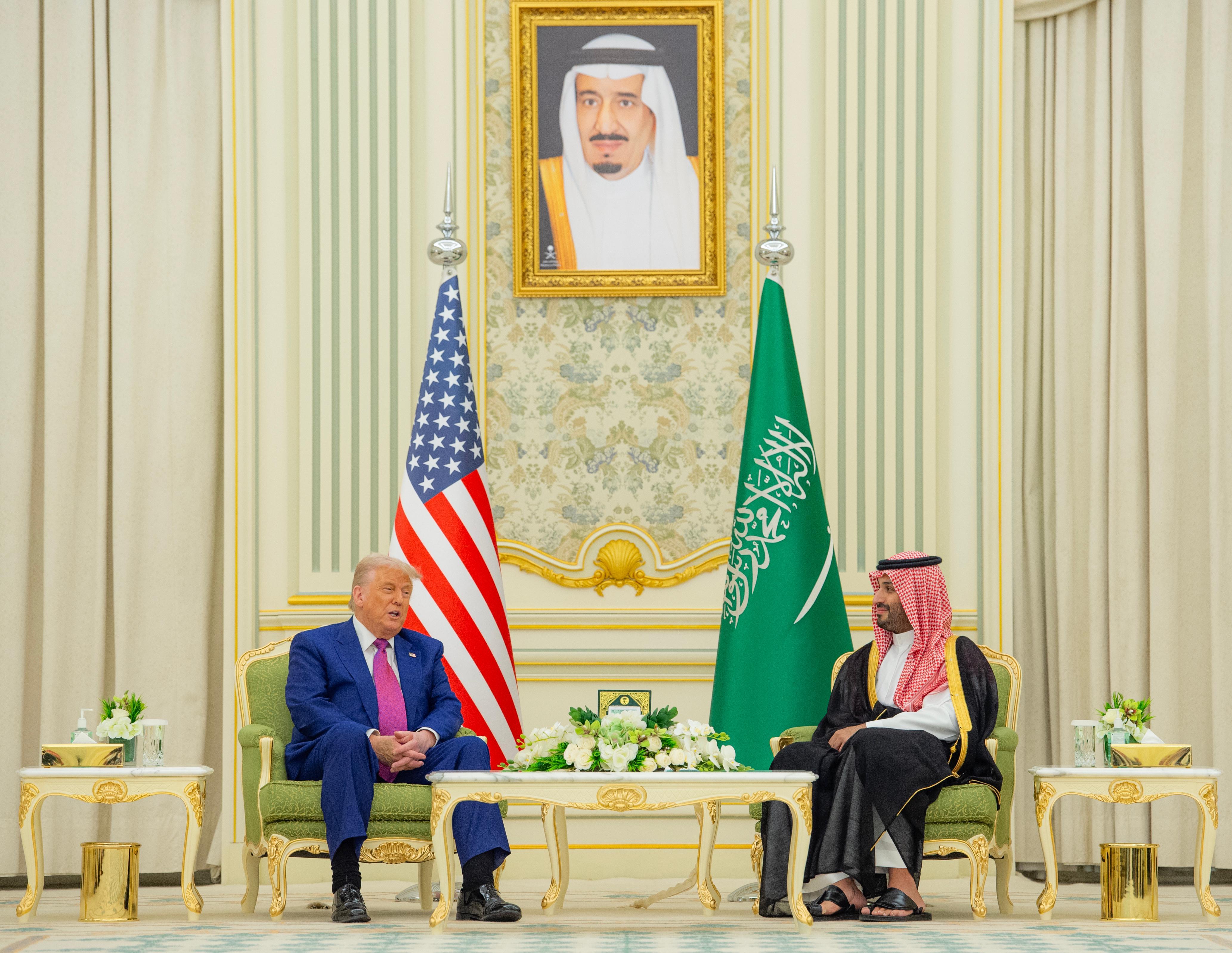 ولي العهد والرئيس الأمريكي يرأسان أعمال القمة السعودية الأمريكية