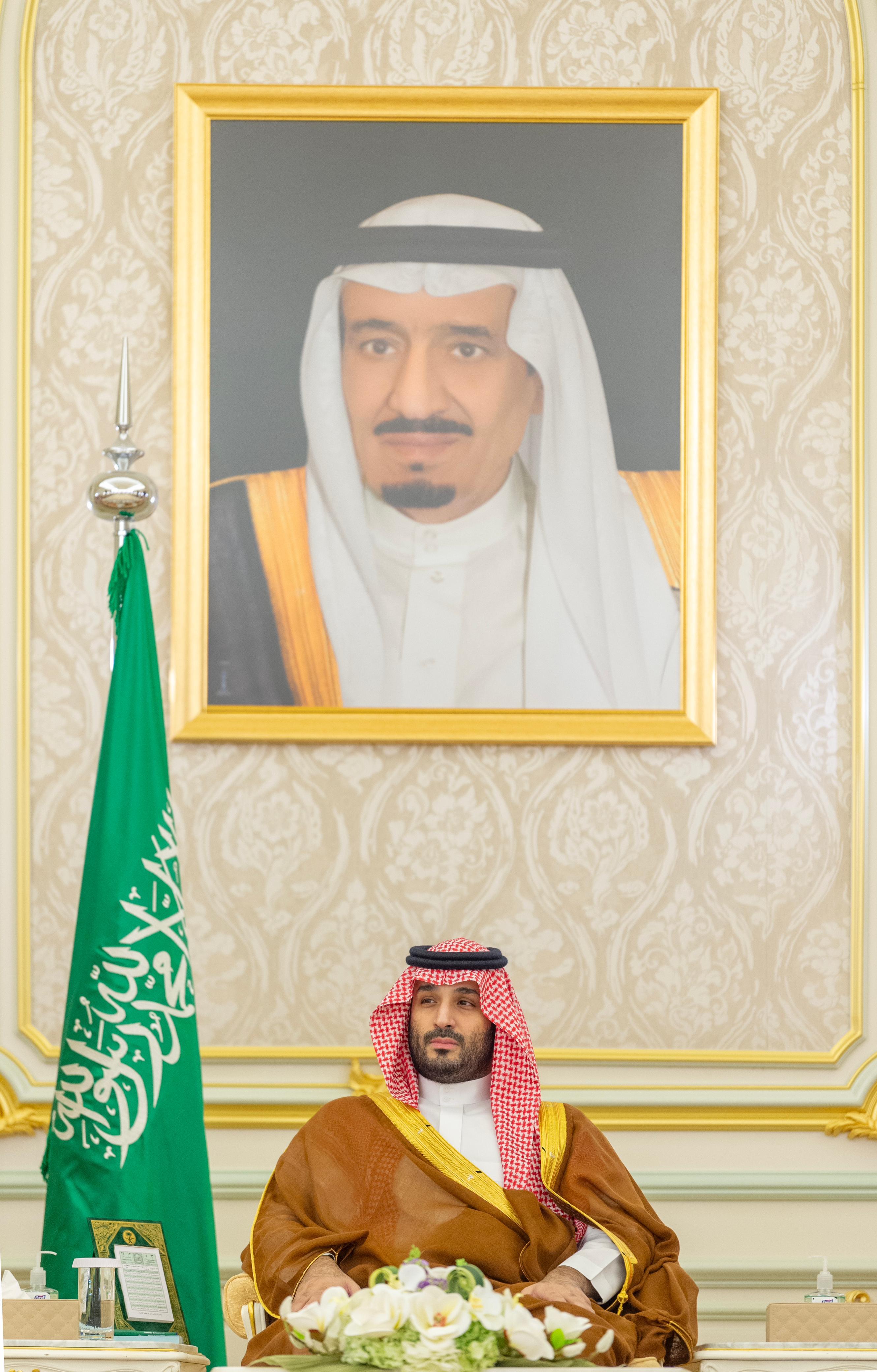 ولي العهد يستقبل أصحاب الفضيلة العلماء والمعالي وجمعا من المواطنين