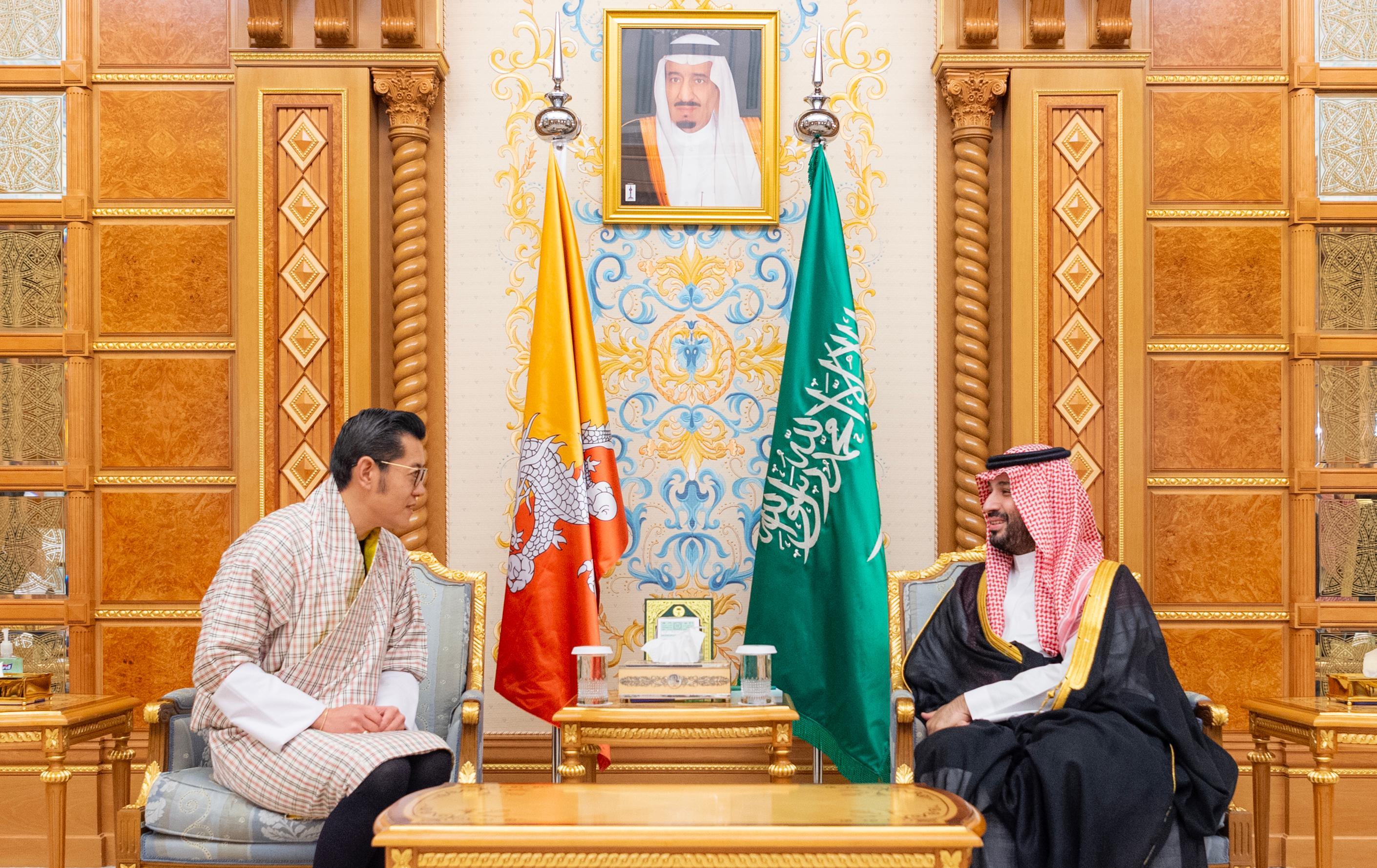  ولي العهد يلتقي ملك مملكة بوتان