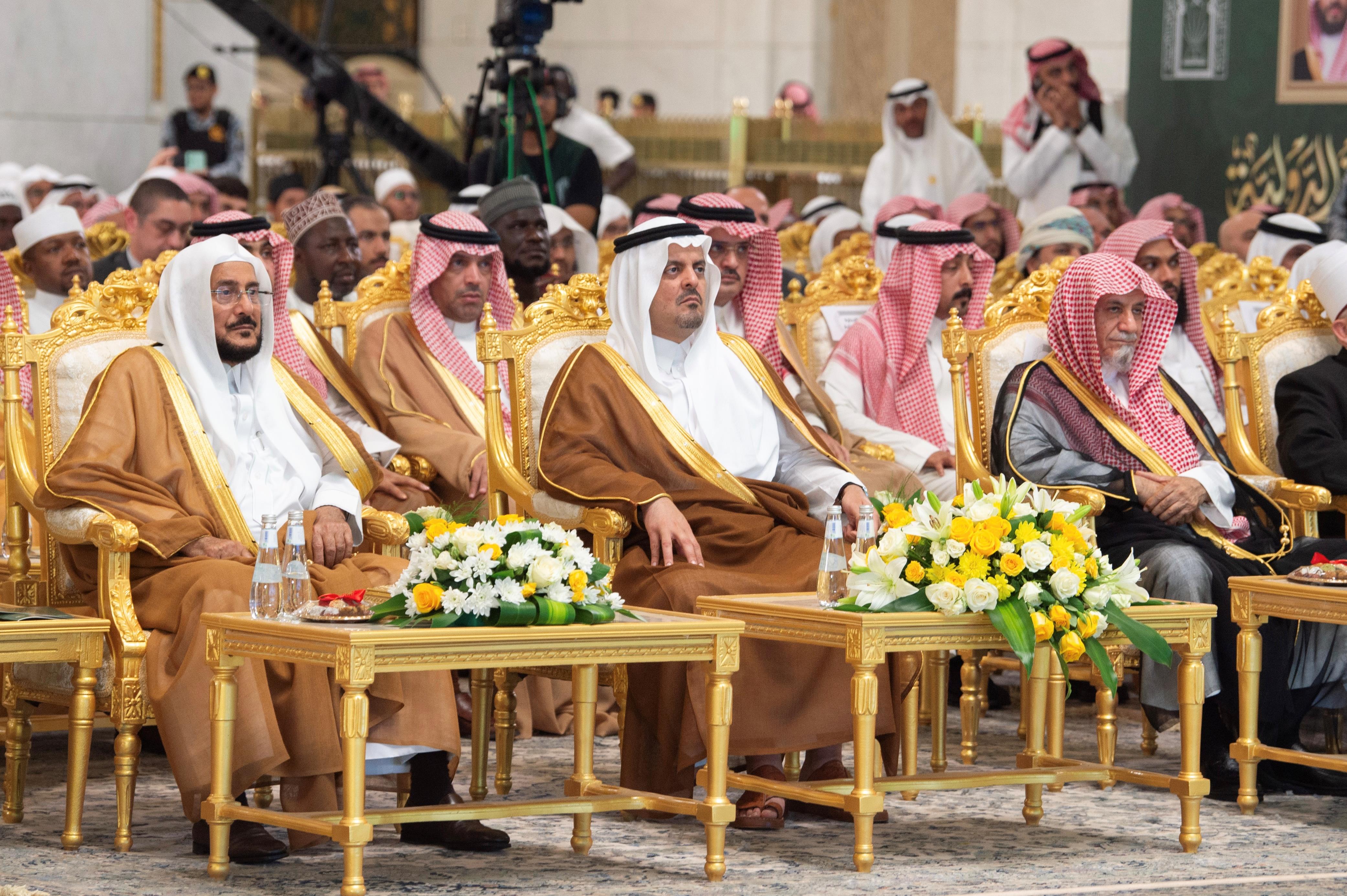 نائب أمير منطقة مكة المكرمة يحضر الحفل الختامي لمسابقة الملك عبدالعزيز الدولية لحفظ القرآن الكريم