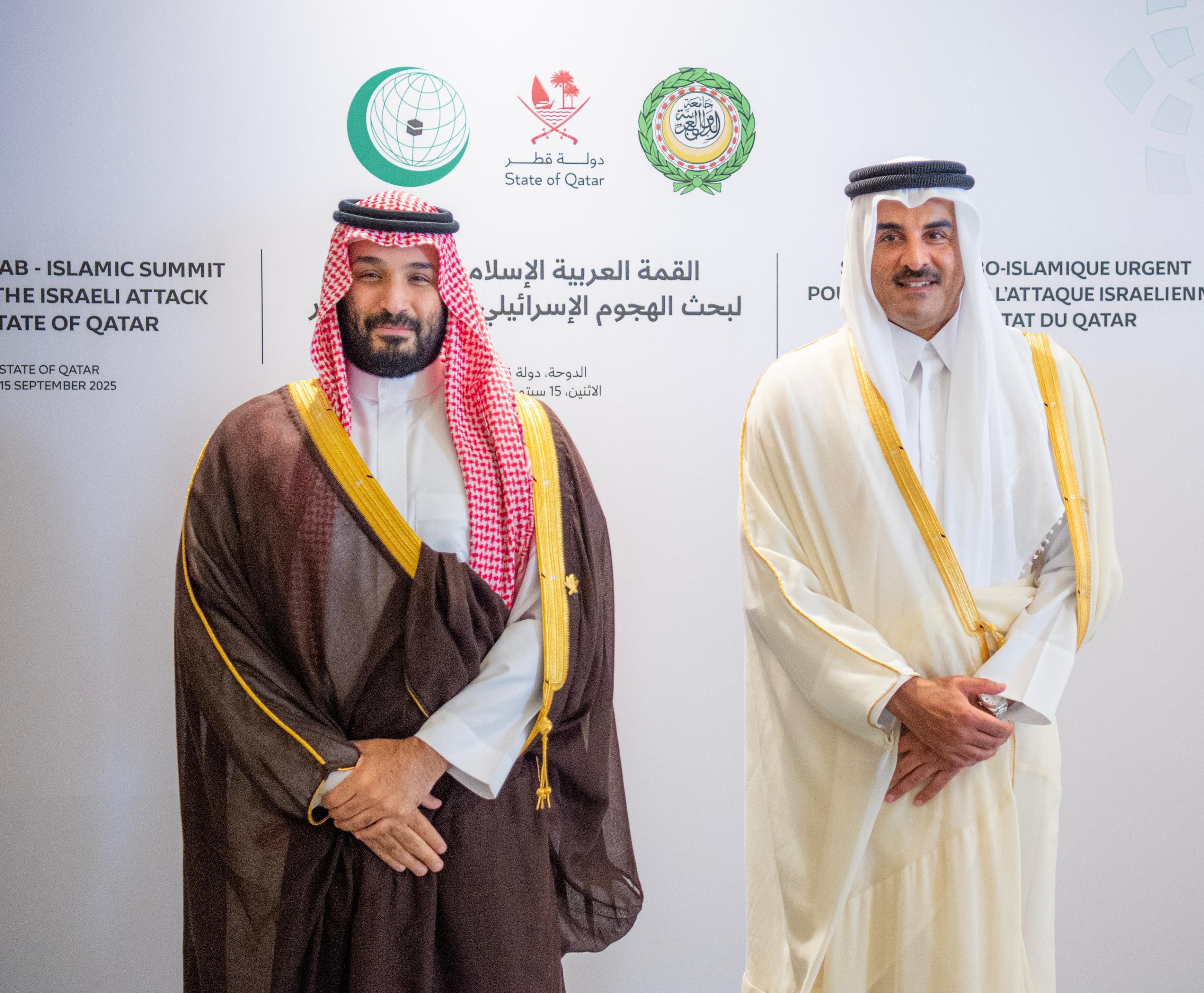 ولي العهد يصل إلى الدوحة للمشاركة في الدورة الاستثنائية للمجلس الأعلى لمجلس التعاون الخليجي والقمة العربية الإسلامية