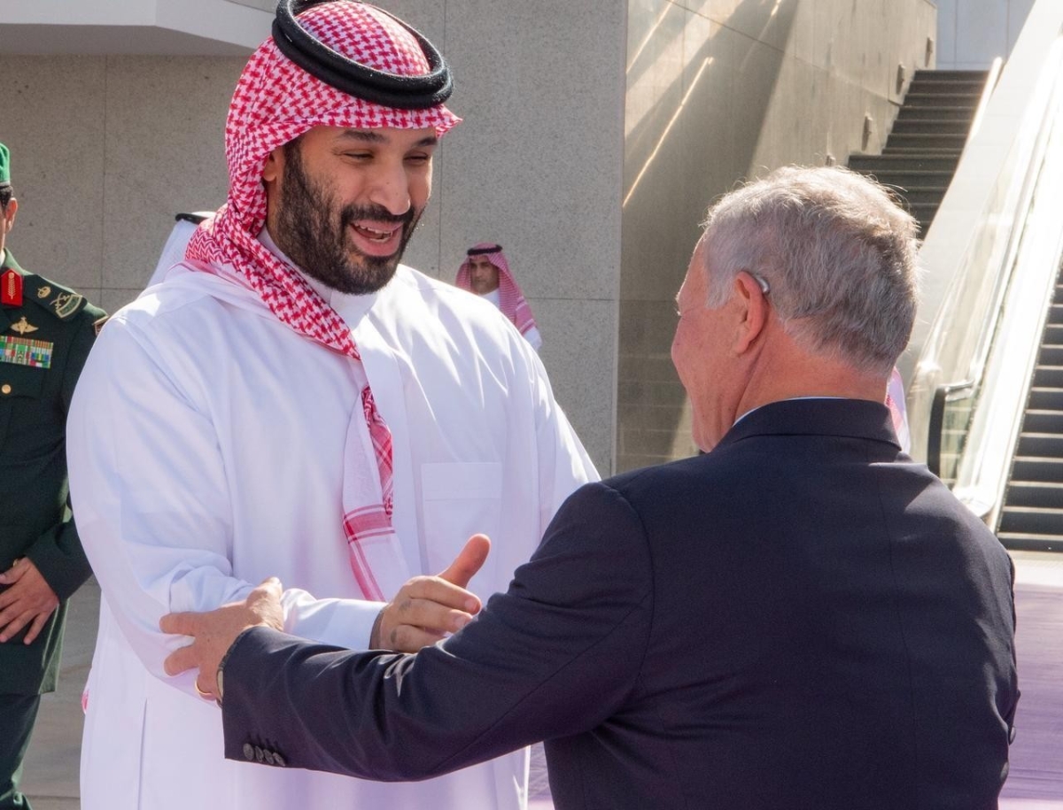 ولي العهد يودع ملك الأردن