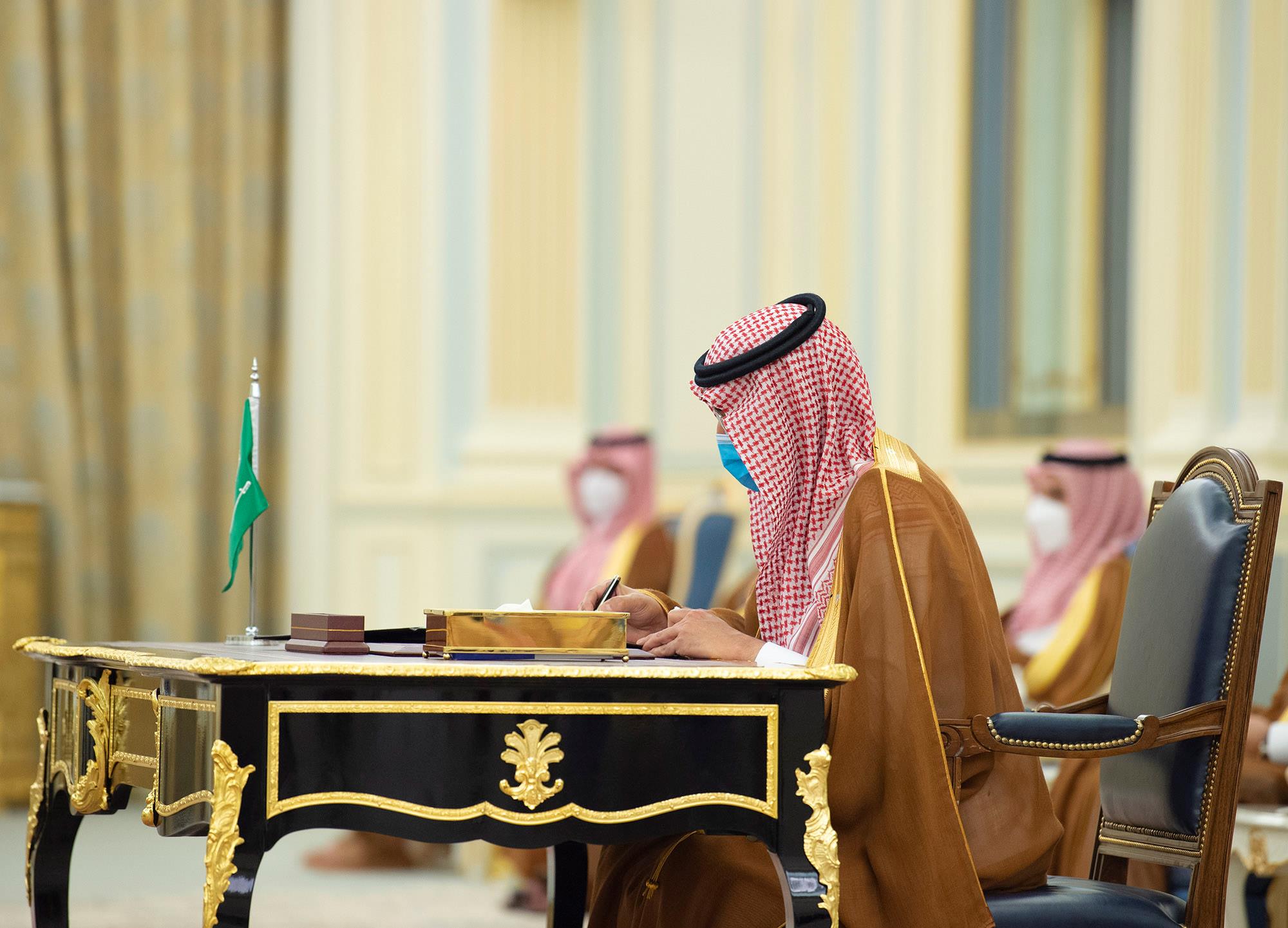 ولي العهد ورئيس الوزراء العراقي يعقدان جلسة مباحثات