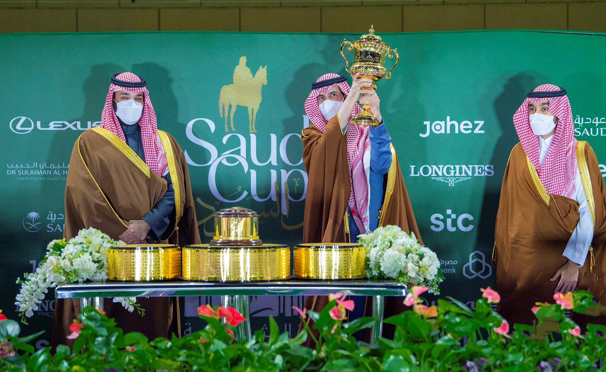 ولي العهد يرعى حفل سباق كأس السعودية للخيل في نسخته الثالثة