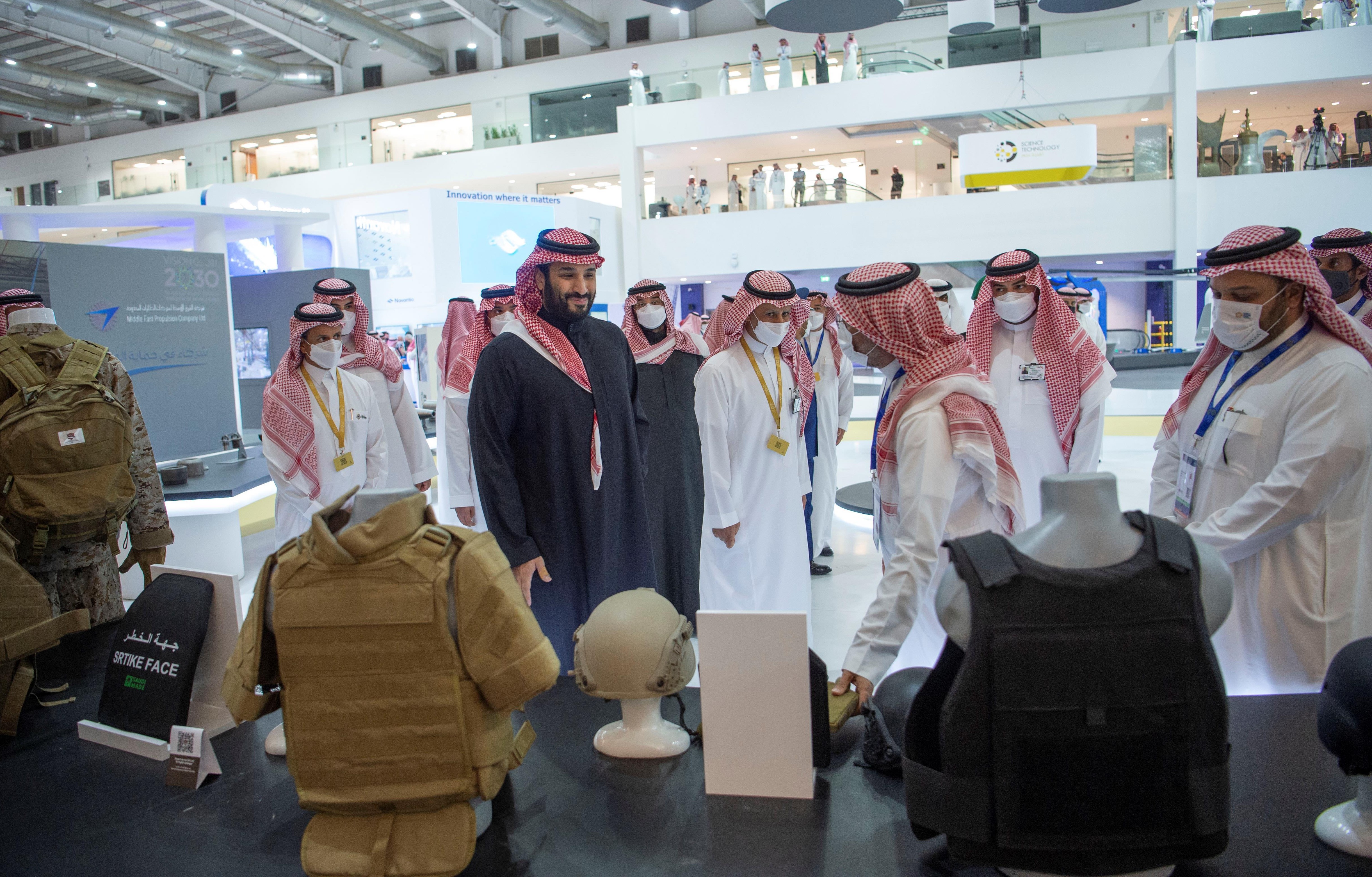 ولي العهد يدشن معرض الدفاع العالمي