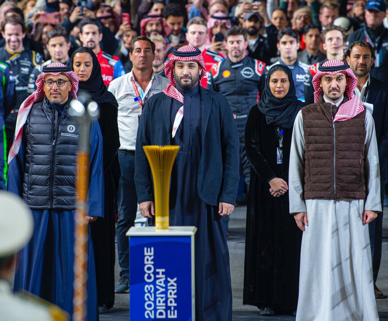 ولي العهد يشهد سباق فورمولا إي الدرعية 2023