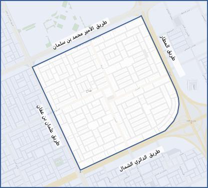 إعلان التسجيل العيني للعقار في منطقة (حي الفلاح)