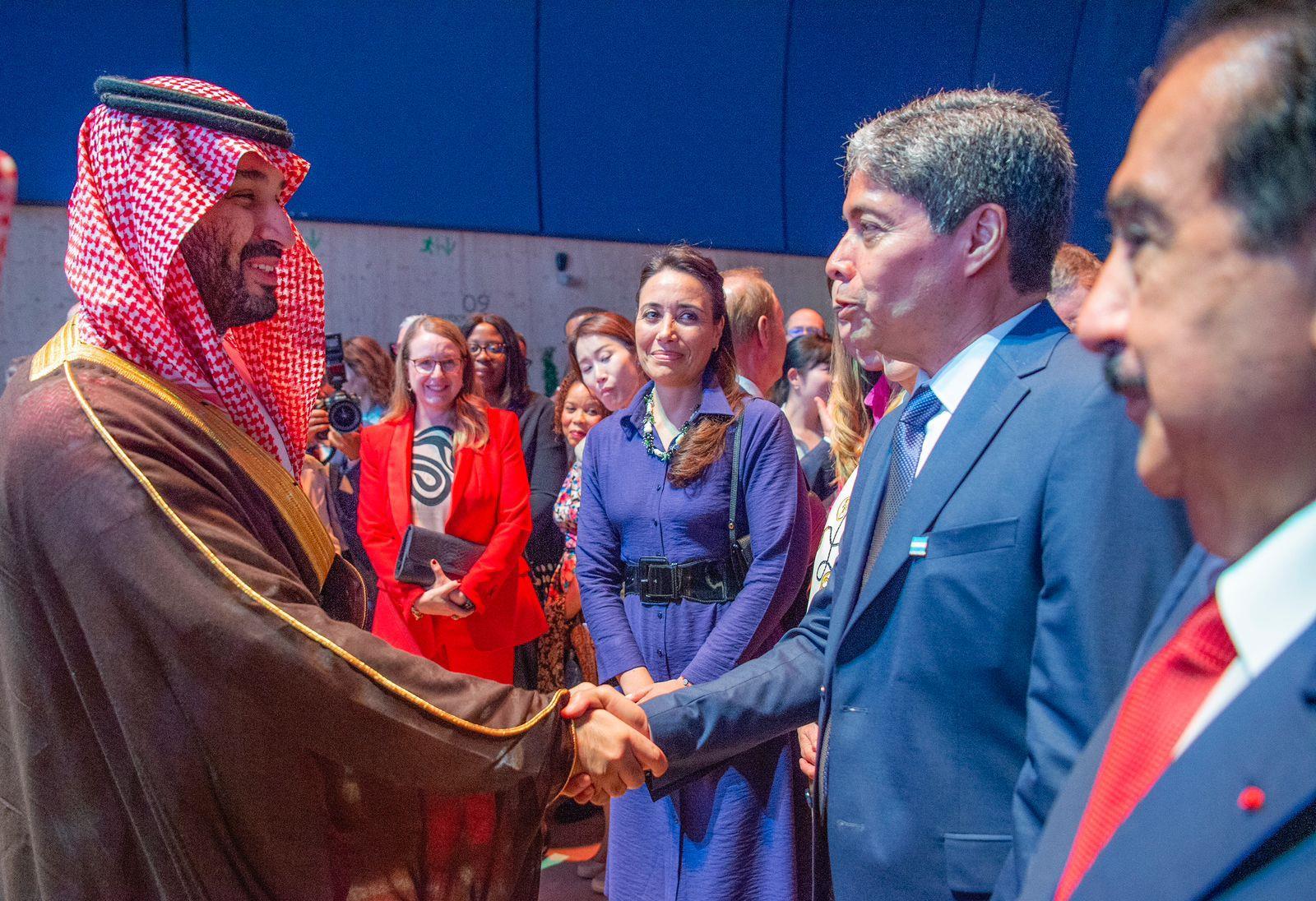 ولي العهد يشارك في حفل استقبال المملكة لاستضافة إكسبو 2030