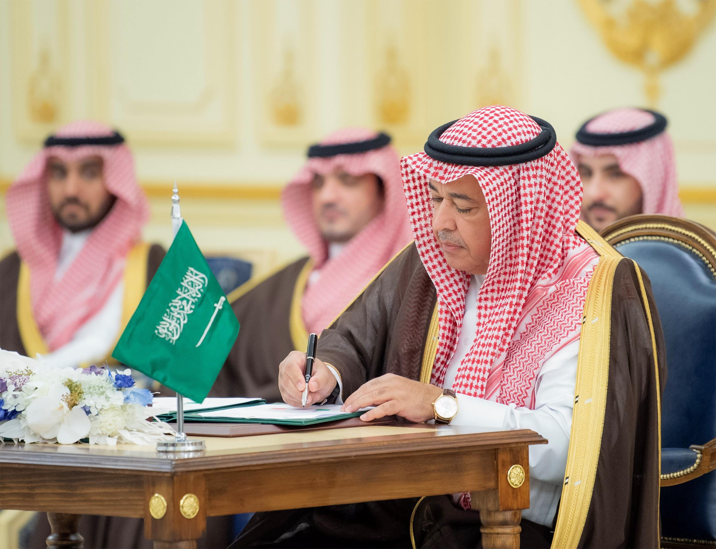 ولي العهد يستقبل الرئيس التركي ويعقدان جلسة مباحثات رسمية