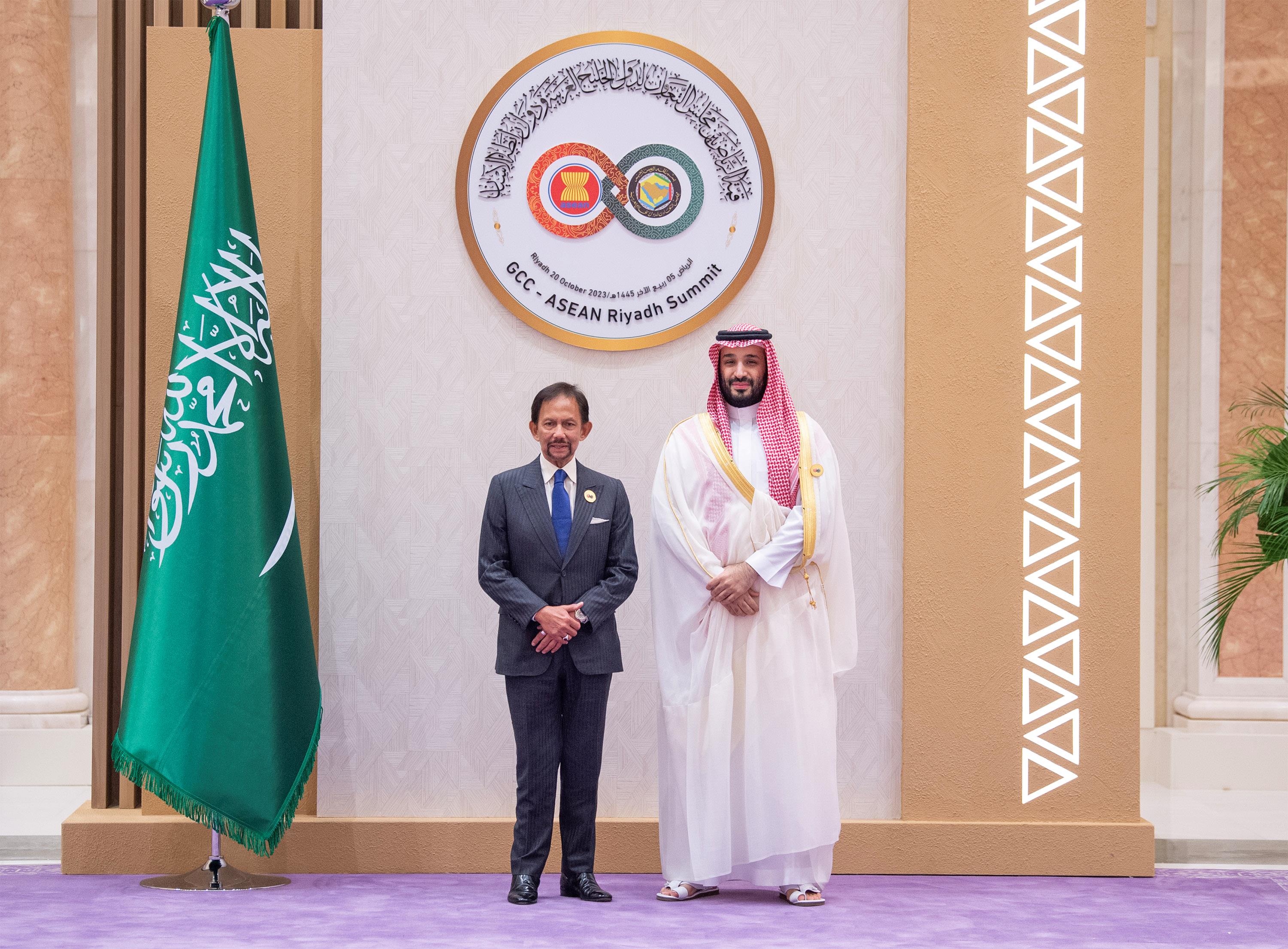 ولي العهد يرأس قمة الرياض بين مجلس التعاون لدول الخليج العربية ودول رابطة الآسيان