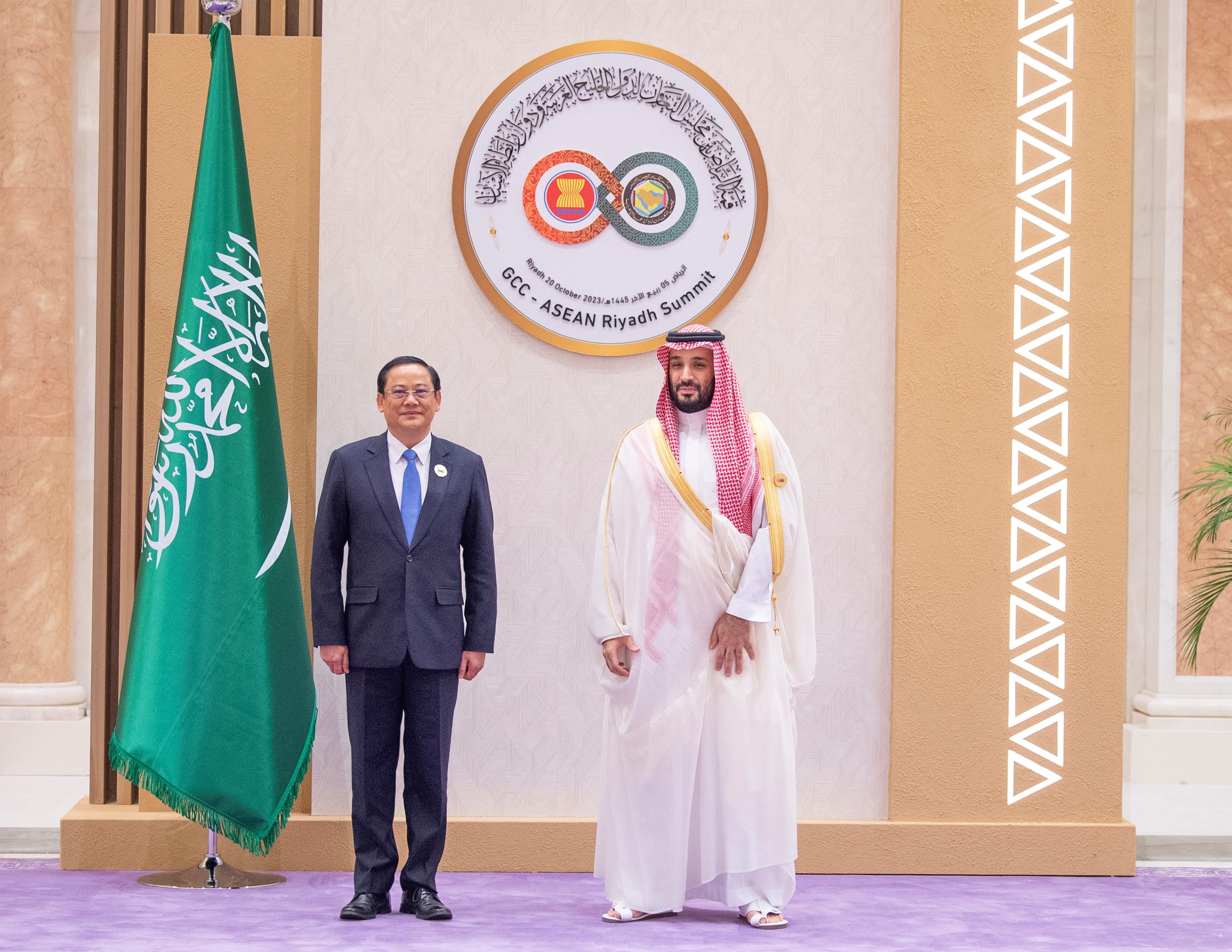 ولي العهد يرأس قمة الرياض بين مجلس التعاون لدول الخليج العربية ودول رابطة الآسيان