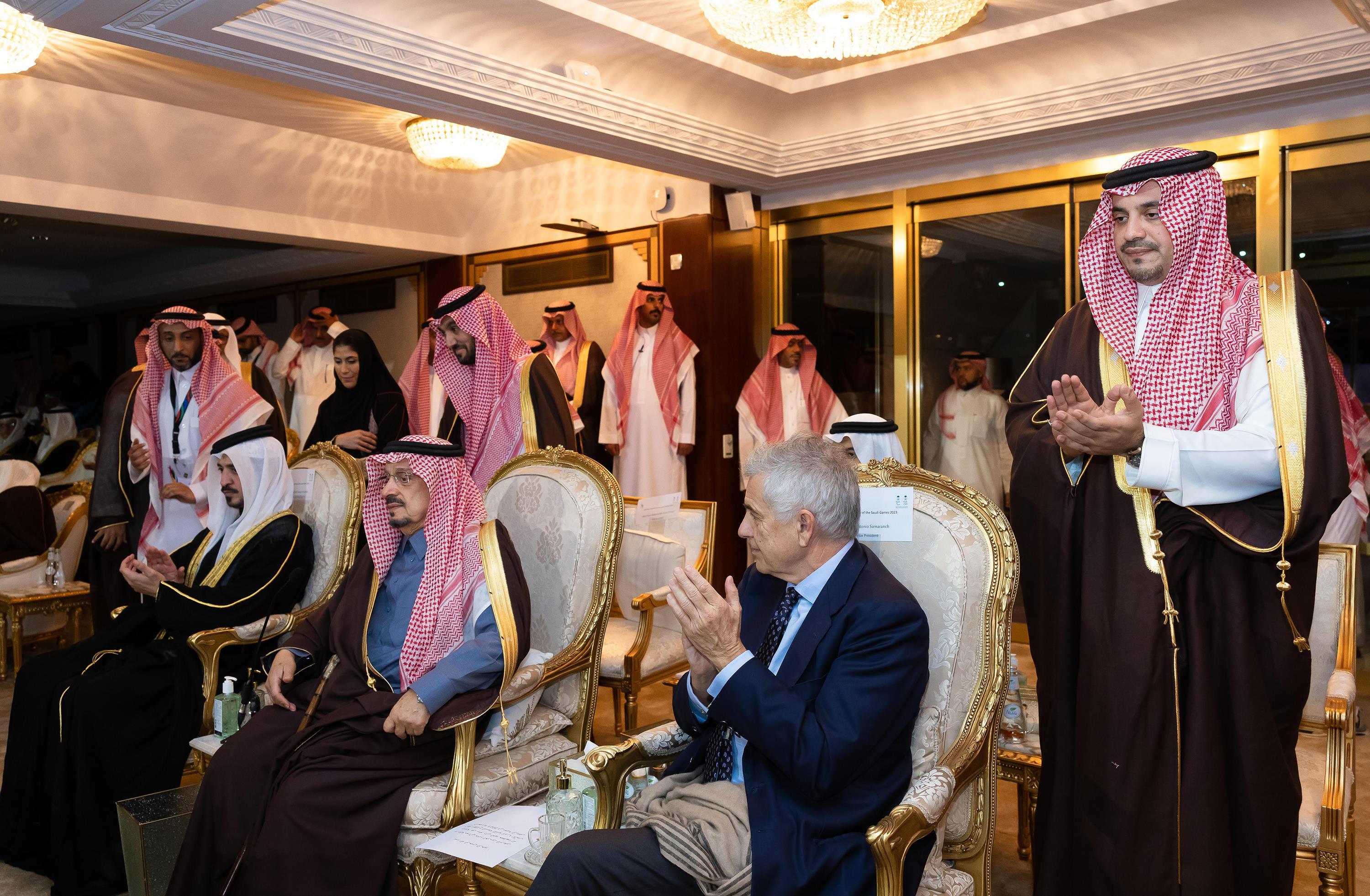أمير منطقة الرياض يحضر حفل افتتاح دورة الألعاب السعودية 2023
